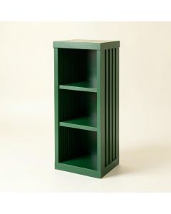 Cedar Brook Narrow Cubby Tower - Green (synthetic illustration; no displayed measurements)