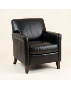 Nalan 39 '' Wide Genuine Leather Armchair (synthetic illustration; no displayed measurements)
