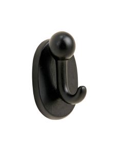 Hazel Arc Wall-Mounted Robe Hook - Black