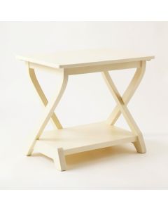 Holly Bluff Side Table - Cream (synthetic illustration; no displayed measurements)