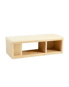 Holly Dell Shoe Storage Bench - Cream