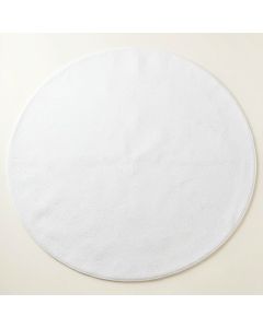 Briar Brook Round Area Rug - White (synthetic illustration; no displayed measurements)