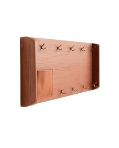 Bay Branch Wall-Mounted Entryway Organizer Shelf - Terracotta