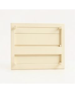 Cedar Dell Empty Wall-Mounted Tool Organizer Panel - Cream (synthetic illustration; no displayed measurements)