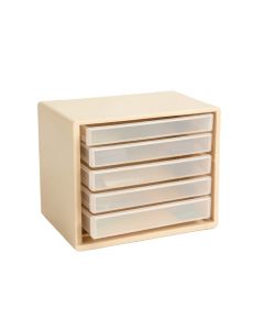 Willow Bluff Small-Parts Storage Drawer Cabinet - Beige (synthetic illustration; no displayed measurements)