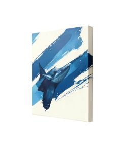 Abstract Strokes Nadando Paint - Wrapped Canvas Graphic Art Print
