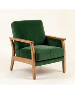 Holly Arc Upholstered Armchair (synthetic illustration; no displayed measurements)