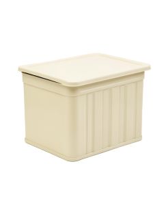 Reed Brook Closed Outdoor Storage Box - Cream (synthetic illustration; no displayed measurements)