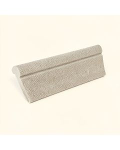 Fabrique 12 '' X 3 '' Porcelain Bullnose Tile Trim In Brun Linen (synthetic illustration; no displayed measurements)