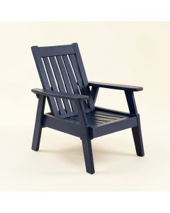 Elm Arc Outdoor Lounge Chair (synthetic illustration; no displayed measurements)