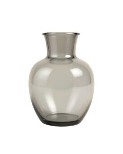 Dune Bend Empty Decorative Vase - Gray