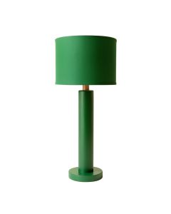 Aspen Bluff Floor Lamp With A Plain Fabric Shade - Green (synthetic illustration; no displayed measurements)