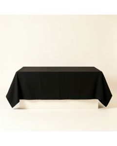 Reed Arc Flat Bed Sheet - Black (synthetic illustration; no displayed measurements)