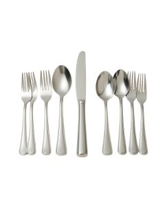 Aliene Cutlery 60 Piece 18/10 Stainless Steel Flatware Set , Service For 12