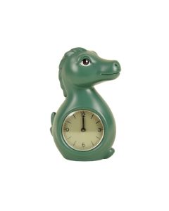 14 '' X14 '' Seahorse Clock With Thermometer (synthetic illustration; no displayed measurements)