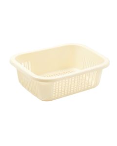 River Dell Empty Under-Desk Cable Tray - Cream