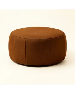 Heeter 14 '' Round Geometric Pouf Ottoman (synthetic illustration; no displayed measurements)