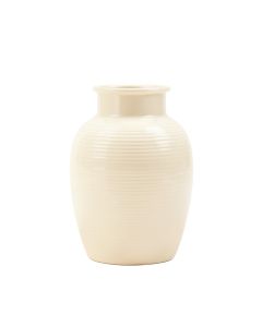 Hill Brook Empty Decorative Vase - Cream (synthetic illustration; no displayed measurements)