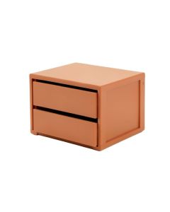 Heath Brook Small-Parts Storage Drawer Cabinet - Terracotta
