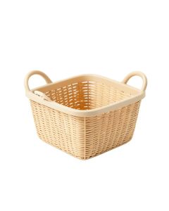 Elm Bridge Empty Storage Basket - Beige