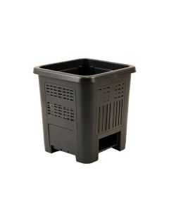 Birch Brook Closed Garden Compost Bin - Black (synthetic illustration; no displayed measurements)