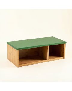 Willow Dale Shoe Storage Bench - Green (synthetic illustration; no displayed measurements)