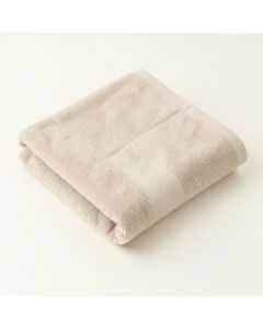 Cedar Bridge Bath Towel - Beige (synthetic illustration; no displayed measurements)