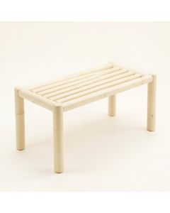 Dune Brook Indoor Bench - Cream (synthetic illustration; no displayed measurements)