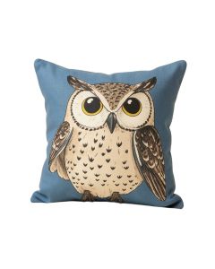 Leiva Rivers Owl Throw Pillow
