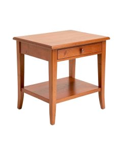 Cove Edge Side Table - Terracotta (synthetic illustration; no displayed measurements)
