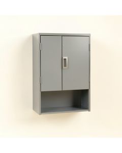 Ash Branch Wall-Mounted Laundry Cabinet - Gray (synthetic illustration; no displayed measurements)