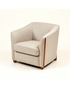 Priolo 32 '' Wide Linen Balloon Chair (synthetic illustration; no displayed measurements)