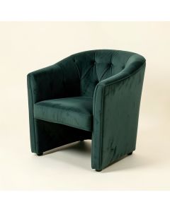 Brittanya Tufted Velvet Side Chair (synthetic illustration; no displayed measurements)