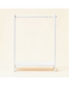 Linden Canyon Empty Garment Rack - White (synthetic illustration; no displayed measurements)