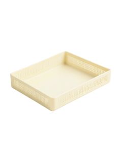 Olive Canyon Empty Under-Desk Cable Tray - Ivory