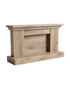 Sandblasted Faux Wood Fireplace Mantel