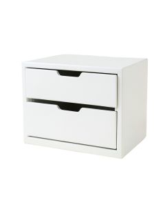 Laurel Crossing Small-Parts Storage Drawer Cabinet - White