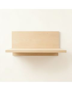 Cedar Branch Wall-Mounted Shelf - Beige (synthetic illustration; no displayed measurements)