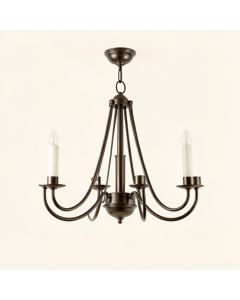 Shaylee 6 - Light Candle Style Empire Chandelier (synthetic illustration; no displayed measurements)