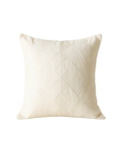 Glen Crest Filled Accent Pillow - Cream