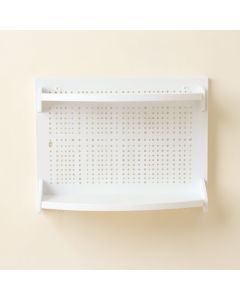 Olive Arc Empty Wall-Mounted Tool Organizer Panel (synthetic illustration; no displayed measurements)