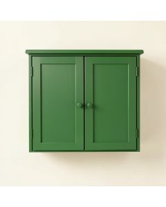 Birch Crest Wall-Mounted Laundry Cabinet - Green (synthetic illustration; no displayed measurements)