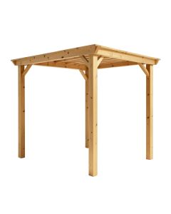 Cedar Pergola Solid Wood With Canopy
