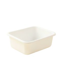 Reed Brook Empty Storage Basket - White