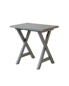 Shore Crossing Compact Balcony Table - Gray (synthetic illustration; no displayed measurements)