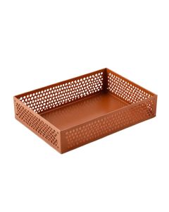 Cove Crossing Empty Under-Desk Cable Tray - Terracotta (synthetic illustration; no displayed measurements)