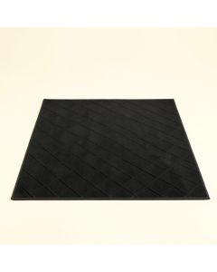 Linden Arc Rectangular Area Rug - Black (synthetic illustration; no displayed measurements)