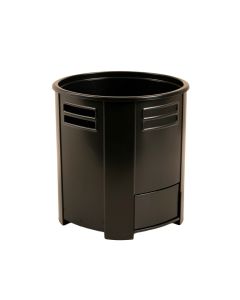 Ash Branch Closed Garden Compost Bin - Black