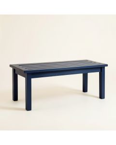 Pine Bridge Indoor Bench - Navy (synthetic illustration; no displayed measurements)