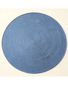 Brook Bridge Round Area Rug - Blue (synthetic illustration; no displayed measurements)